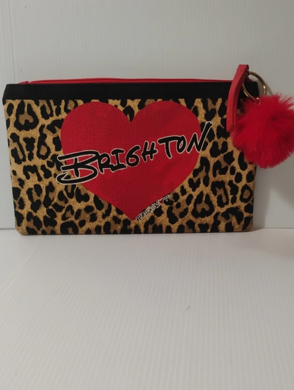 Brighton Pouch/Clutch With Pom-Pom